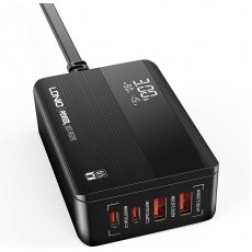USB C Charger, LDNIO 65W 4-Port USB C Wall Charger with PD3.0+QC4.0, Multiport PPS Fast Charger USB C Charging Station Compatible with MacBook Pro/Air, iPad, Laptops, iPhone, Galaxy, Pixel and More