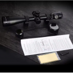 KNIGHT 6-24X50 M1 Rifle Scope Hunting Optics Scope Red and Green Dot Fiber Reticle Long Eye Relief Rifle Scopes