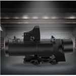 KNIGHT 1x-4x Fixed Dual Purpose Scope With Mini Red Dot Scope Red Dot Sight for Rifle Hunting Shooting