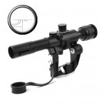 KNIGHT Hunting SVD Dragunov Optics 4x26 Red Illuminated Rifle Scope Airsoft Red Dot Sight Sniper Gear